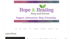 Desktop Screenshot of hopeandhealinglds.com